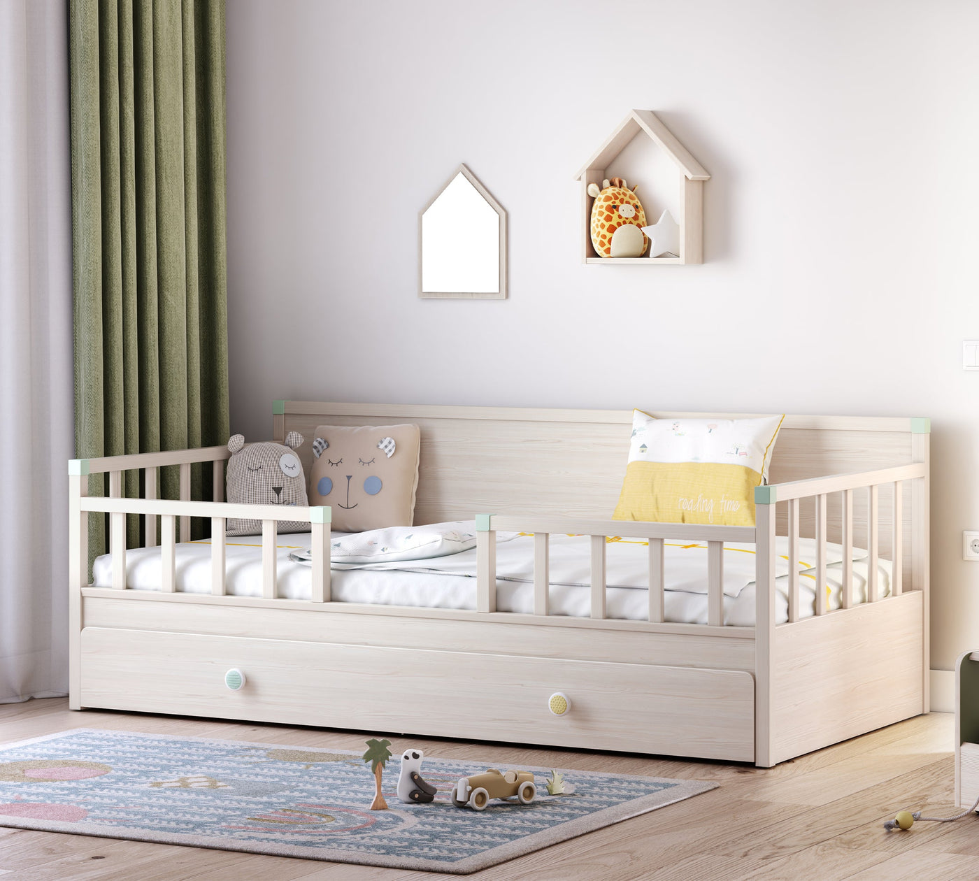 Daybed Shtrat pa Çati-Montes Natural (Nënshtrata) (100x200 cm)