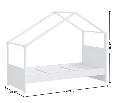 Montes White Shtrat me Çati anësore (90x200 cm)