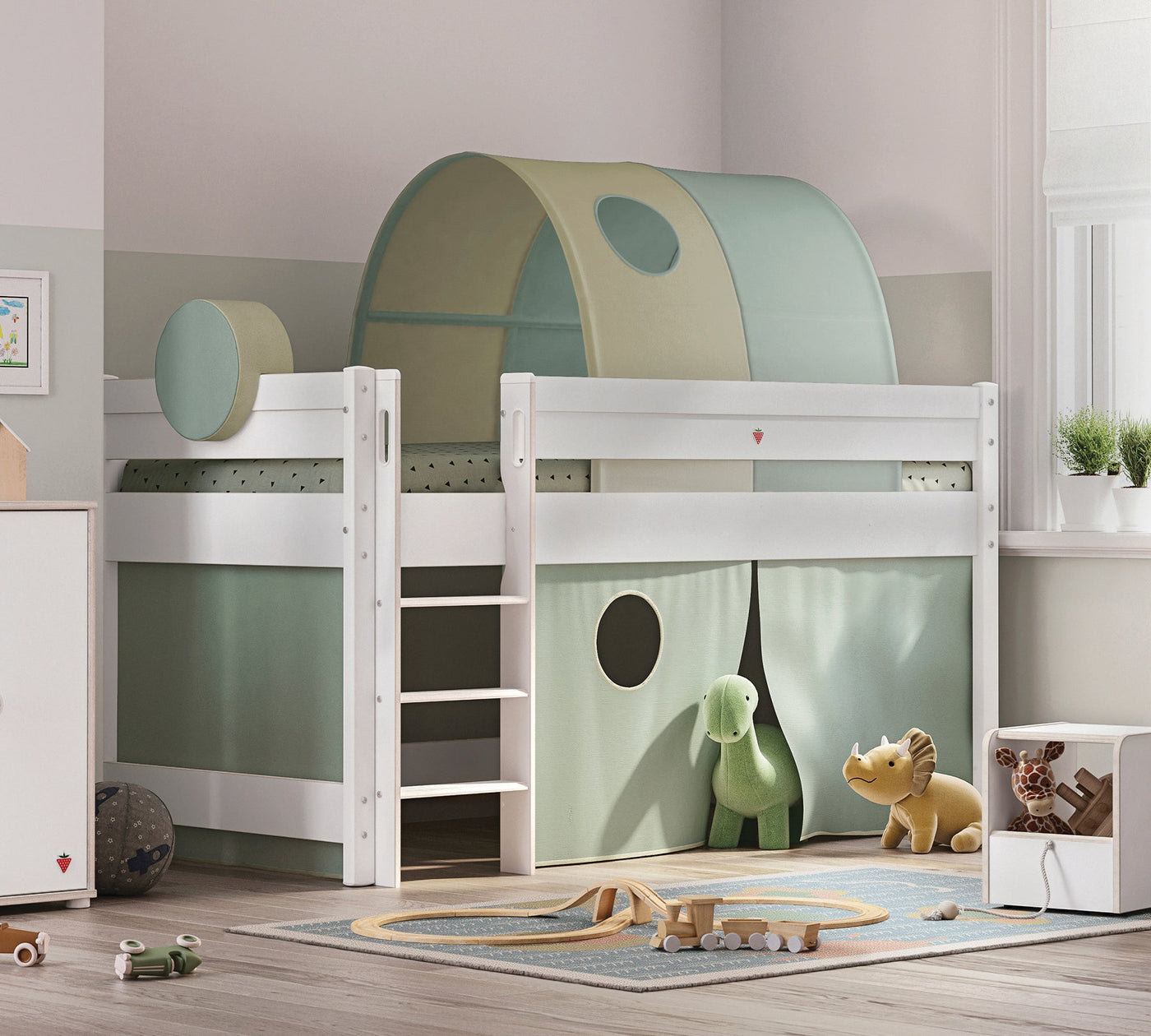 Montes White Shtrat mesatarisht i lartë (90x200 cm)