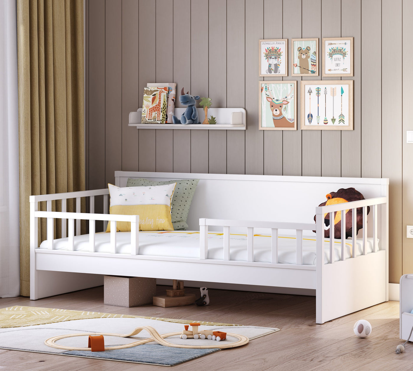 Daybed Shtrat pa Çati (Montes White) (100x200 cm)