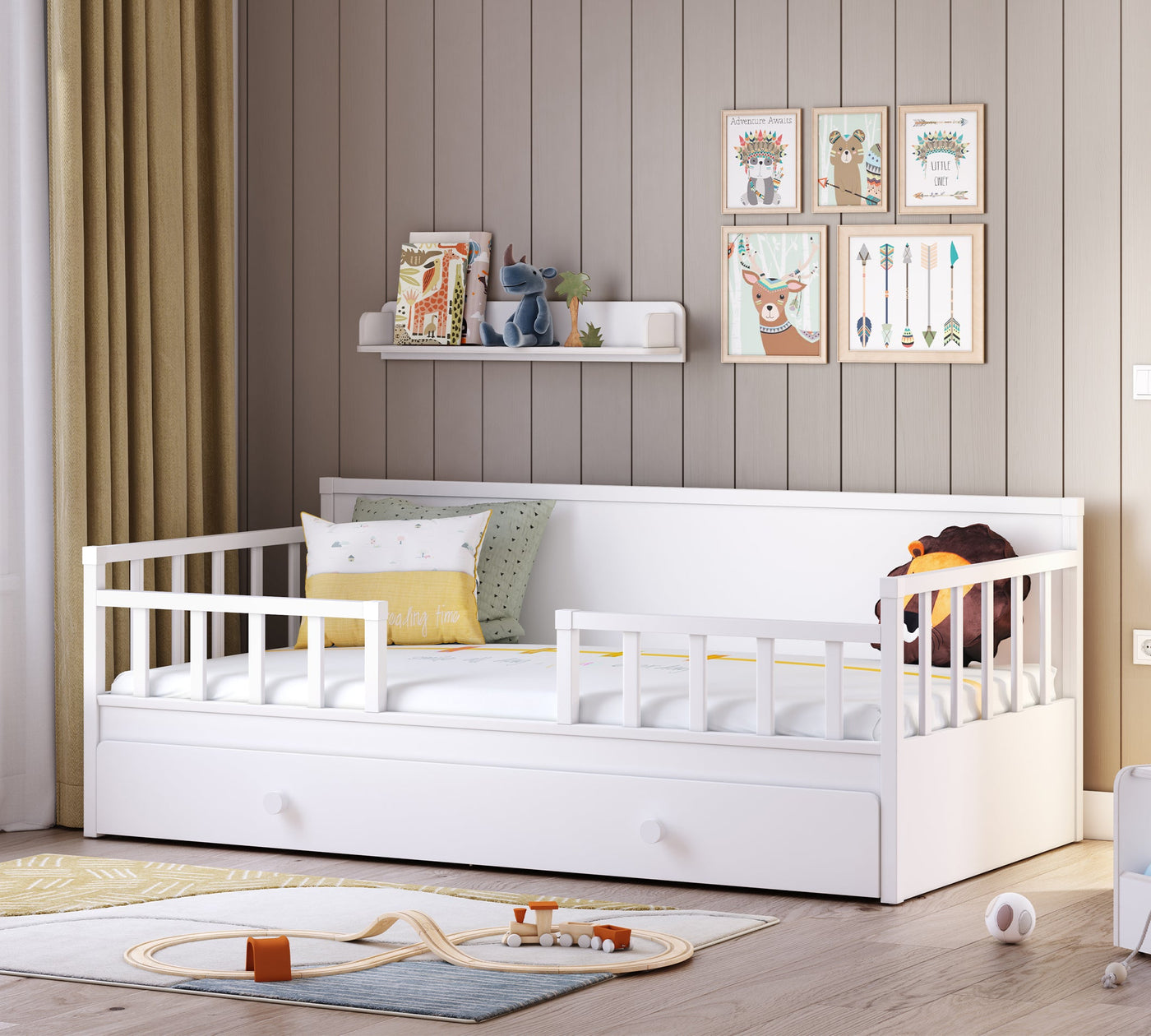 Daybed Shtrat pa Çati-Montes White (Nënshtrata) (100x200 cm)