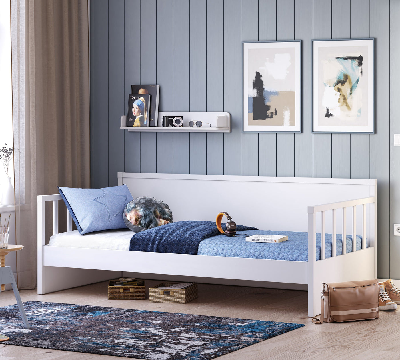 Daybed Shtrat pa Çati (Montes White) (100x200 cm)