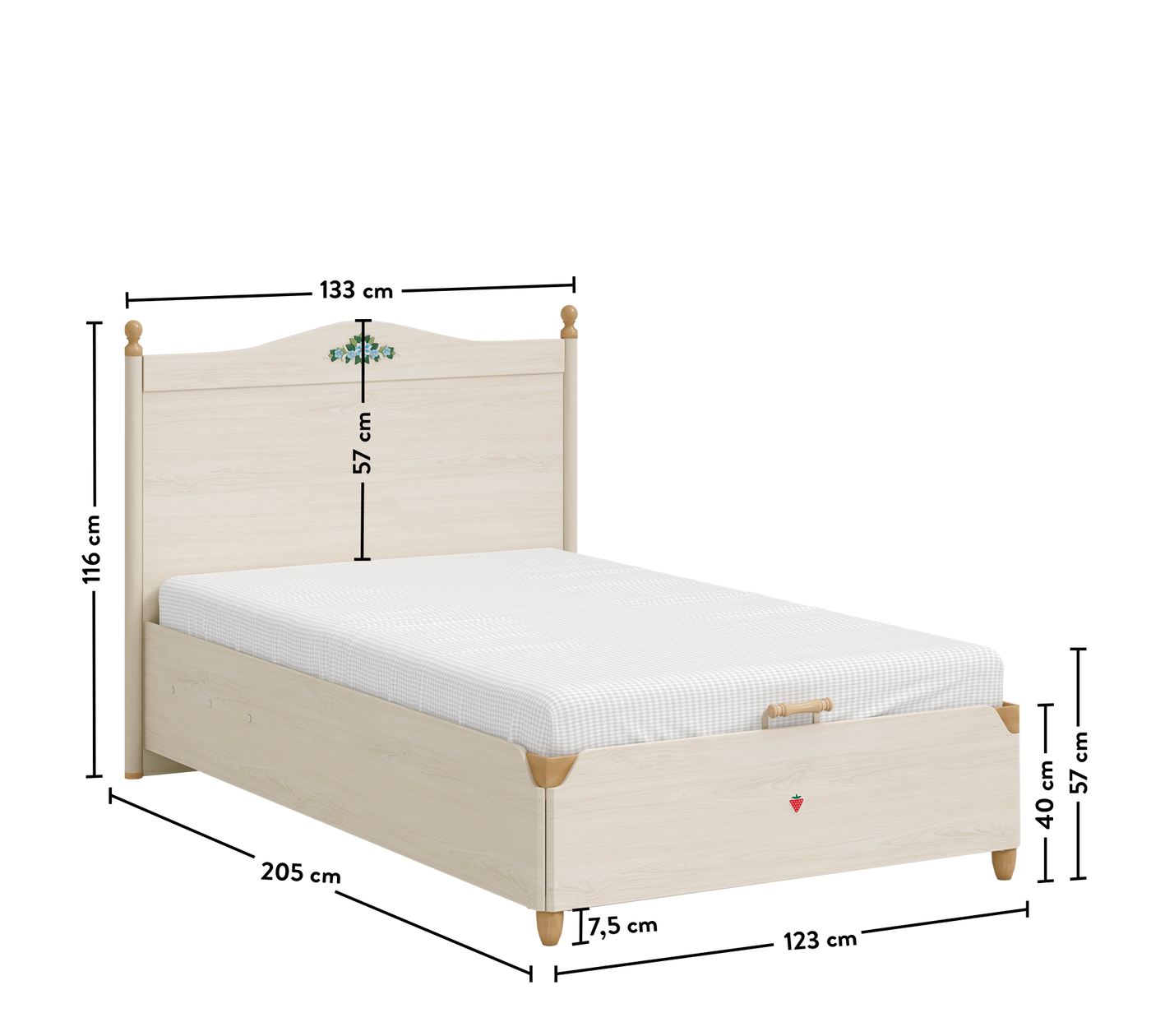 Flora (New) Shtrat me bazë (mekanizëm hapjeje)