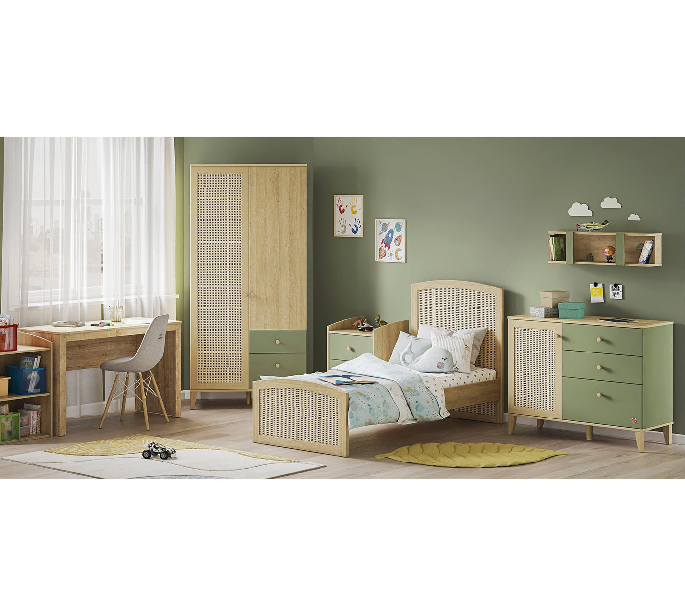 LOOF BABY Shtrat Fëmijësh që rritet (80x180 cm)