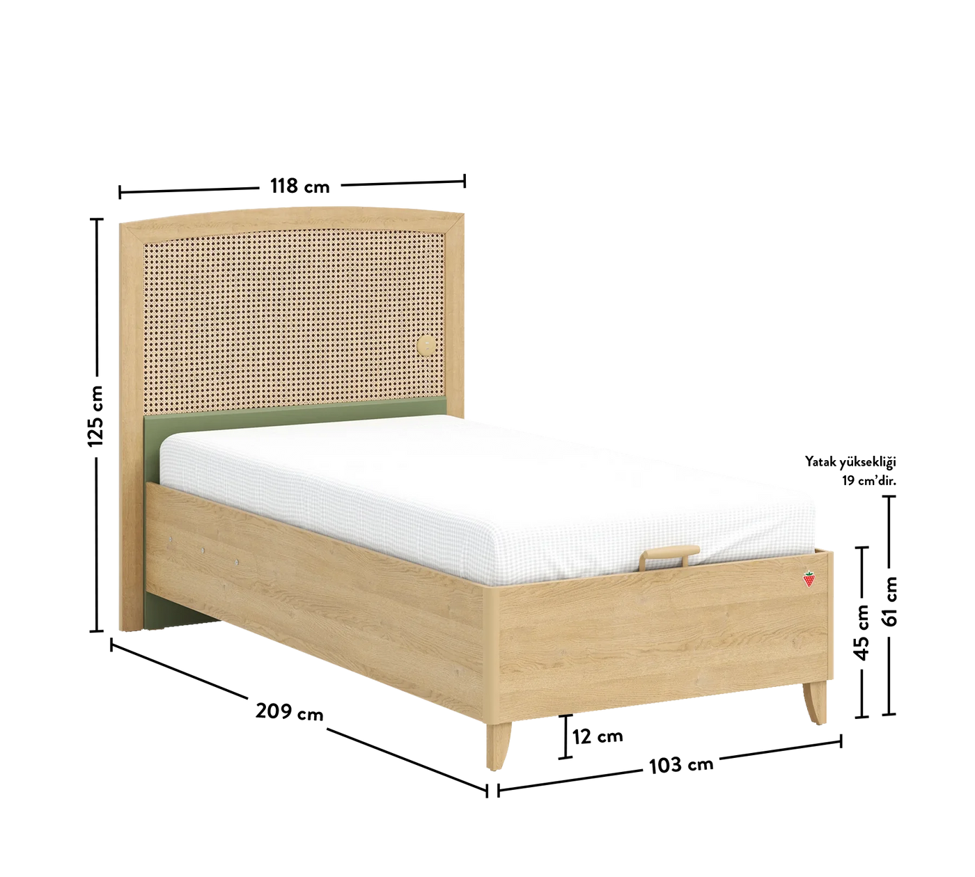 Loof Shtrat me bazë (mekanizëm hapjeje)