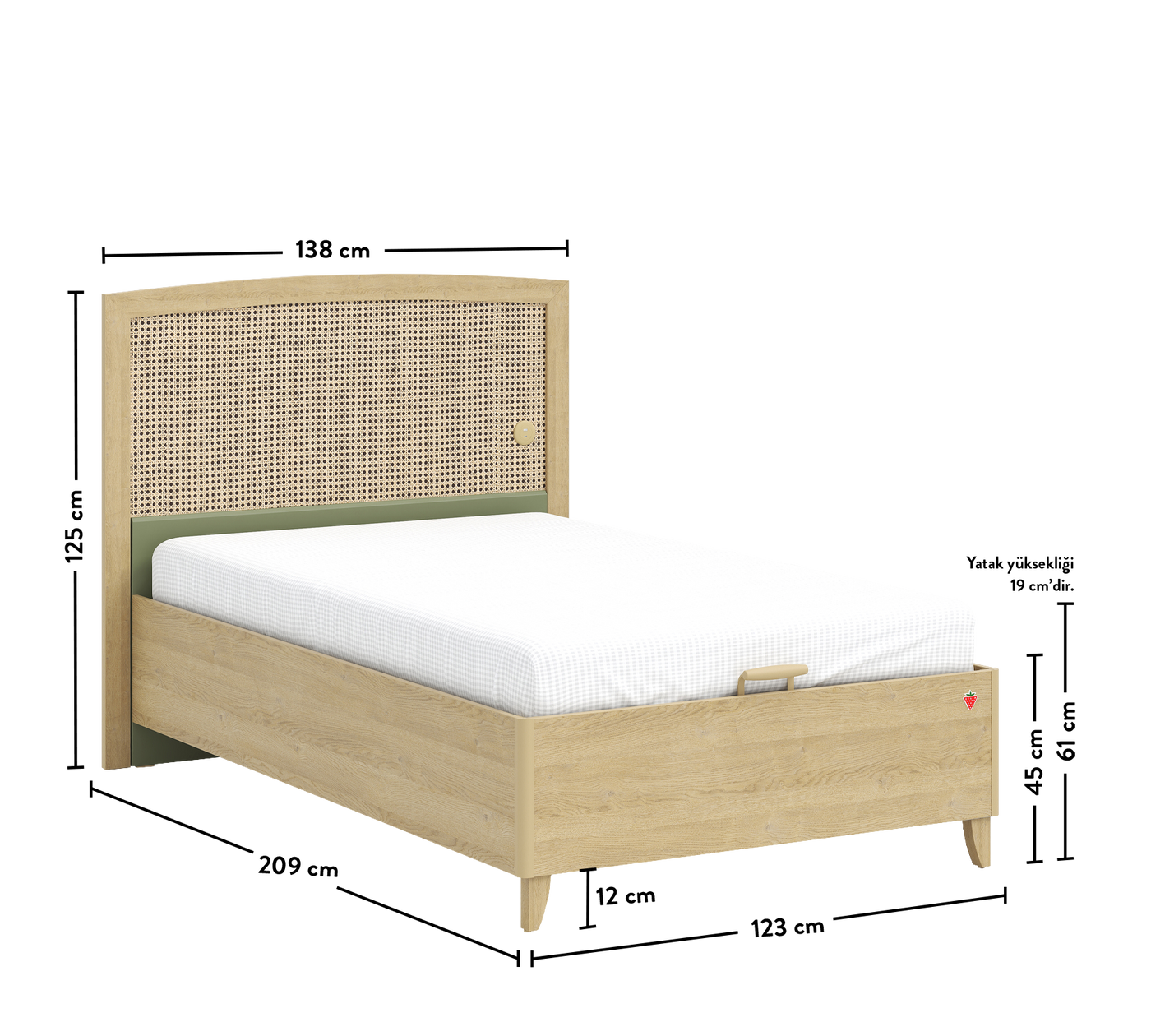 Loof Shtrat me bazë (mekanizëm hapjeje)