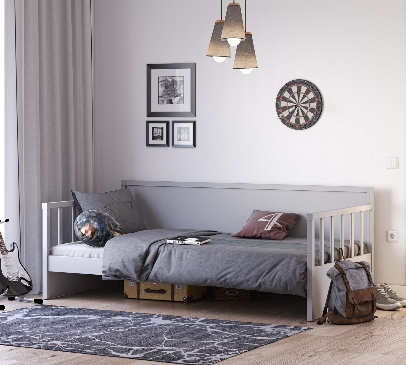 Daybed Shtrat pa Çati (Hiri) (100x200 cm)