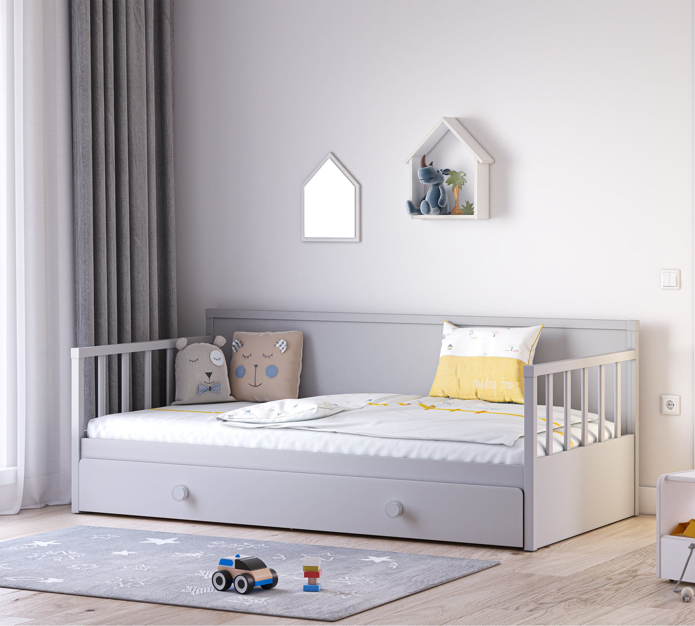 Daybed Shtrat pa Çati Hiri (Nënshtrata) (100x200 cm)