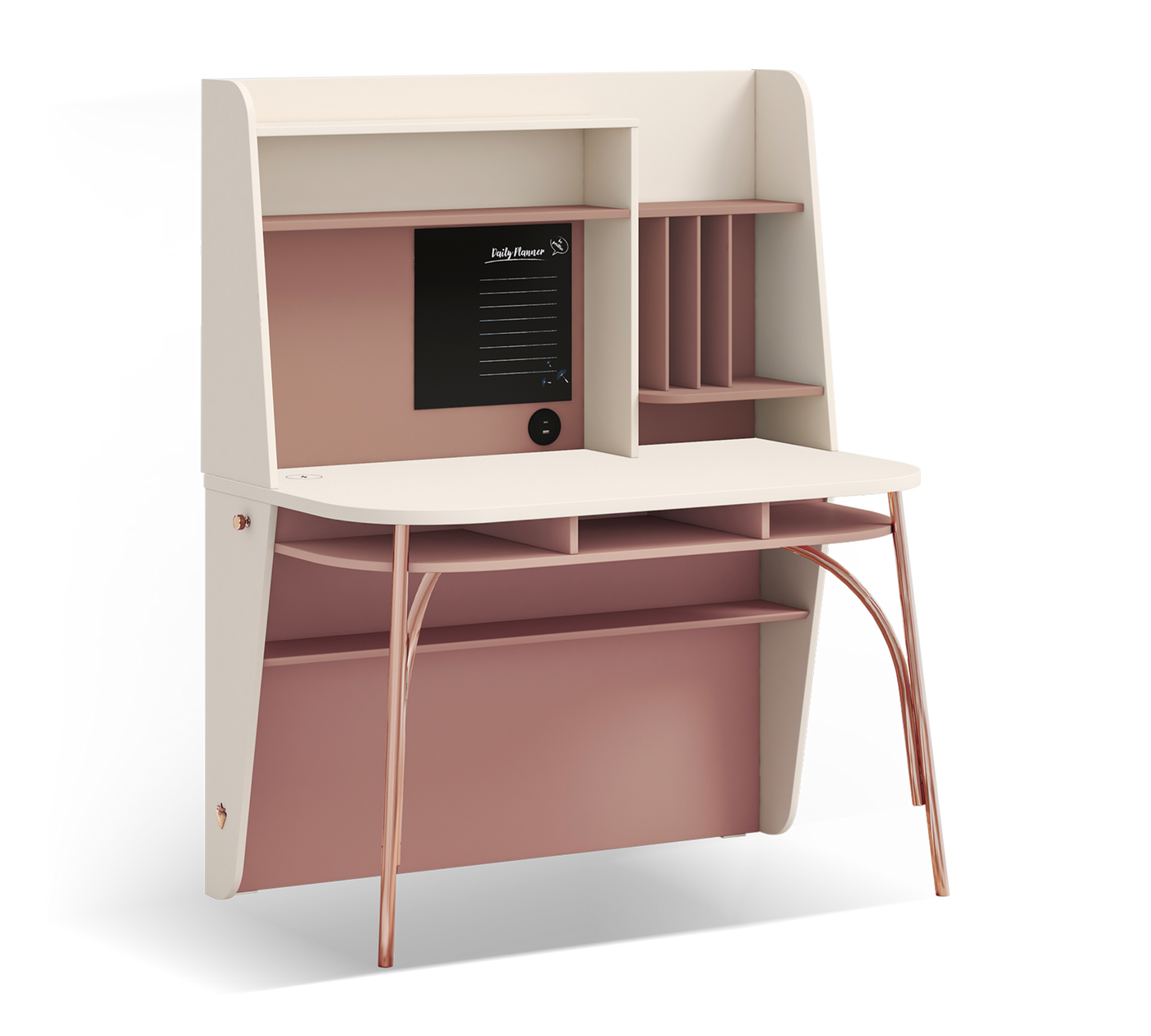 Elegance Yüksek Üniteli Metal Ayaklı Tavolinë pune (pjesa poshtë)