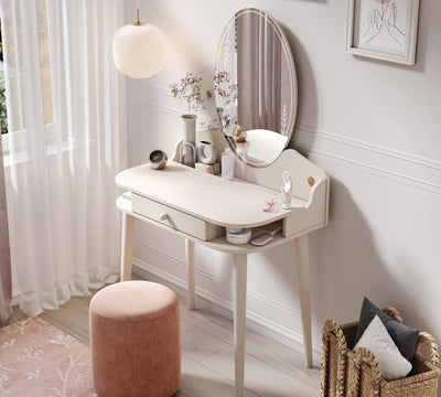 Tavolinë Grimi Krem