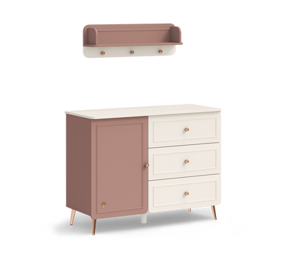 Baby Elegance Komodë me fijoka dhe kapak