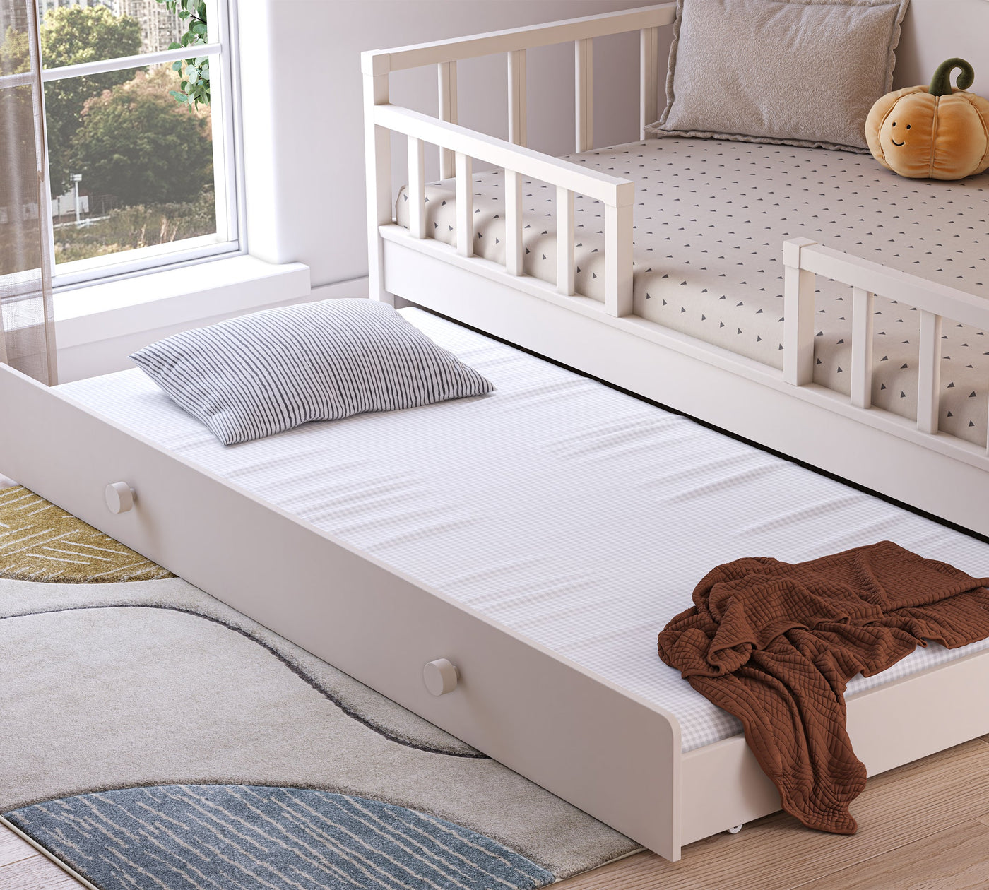 Daybed Shtrat pa Çati Krem (Nënshtrata) (100x200 cm)