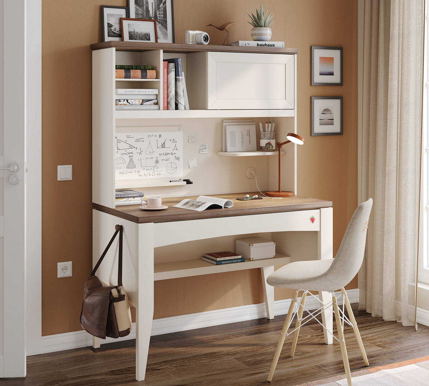 Lapel Tavolinë pune me pjesë të sipërme