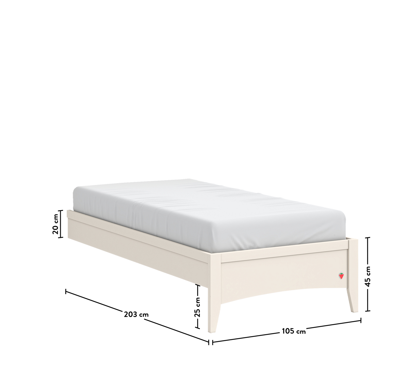 Lapel Shtrat (pa kokë) (100x200 cm)