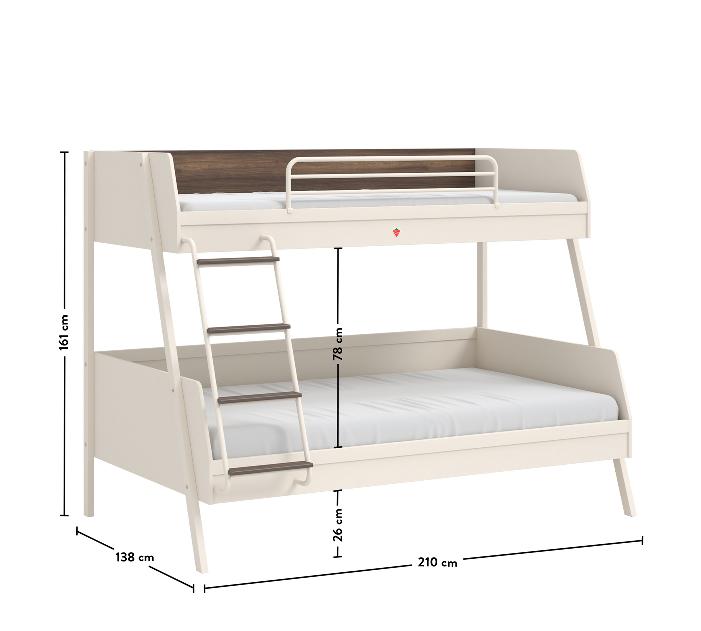 Lapel Shtrat marinari i gjerë (dy katsh)(90x200-120x200cm)