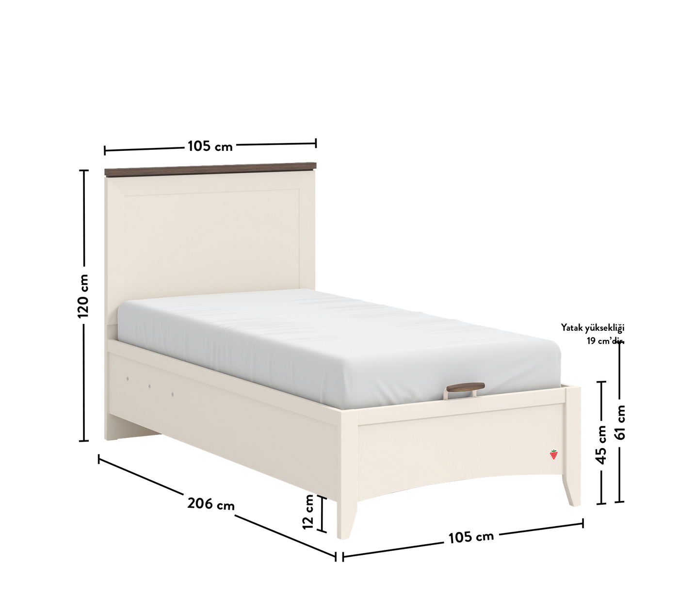 Lapel Shtrat me bazë (mekanizëm hapjeje)