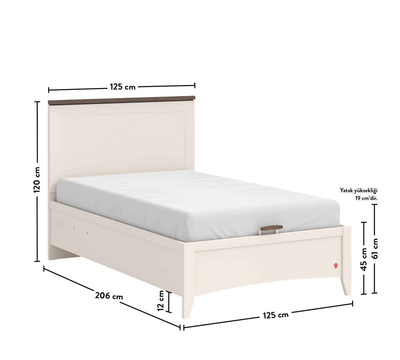 Lapel Shtrat me bazë (mekanizëm hapjeje)