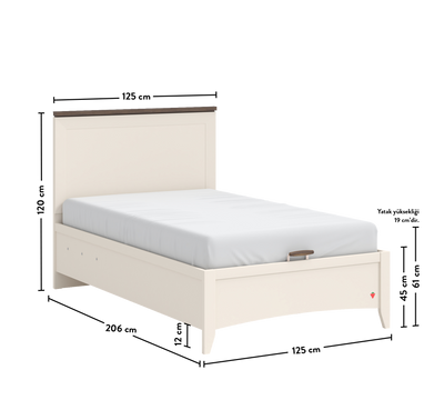 Lapel Shtrat me bazë (mekanizëm hapjeje)