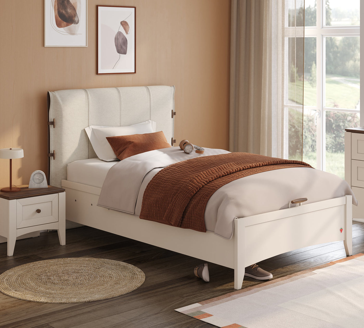 Lapel Shtrat me bazë (mekanizëm hapjeje)