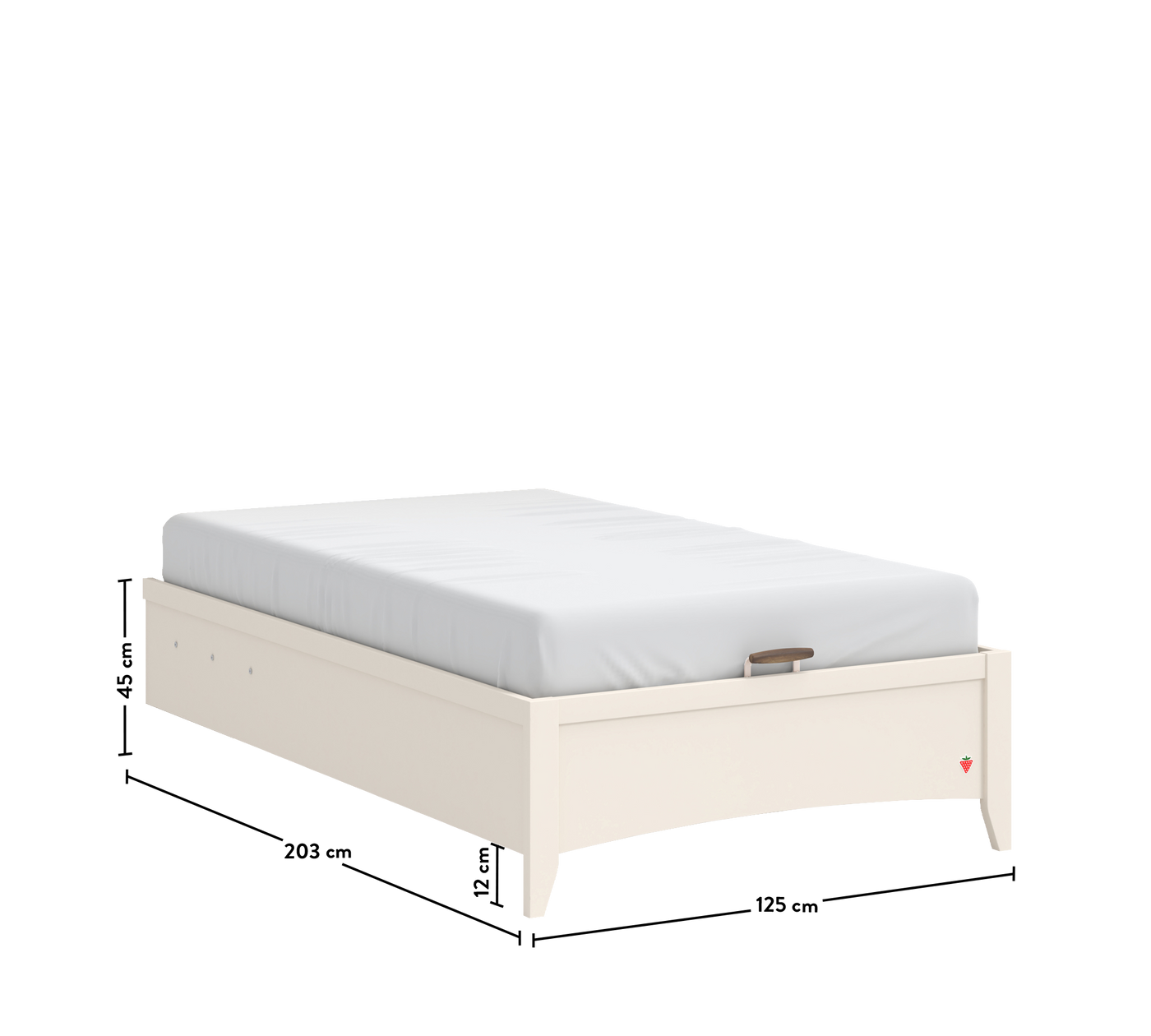 Lapel Shtrat me bazë pa kokë (120x200 cm)