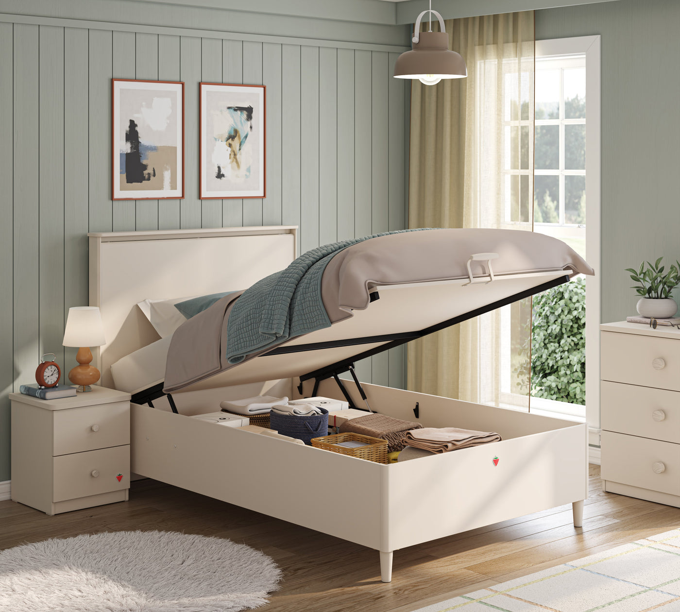 Varia Shtrat me bazë (mekanizëm hapjeje)